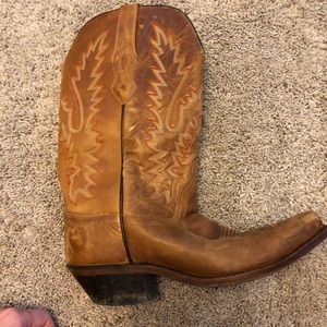 Genuine leather western boots